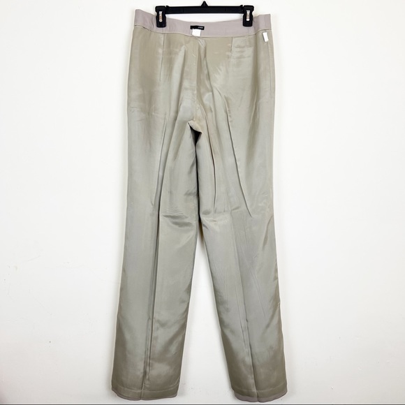 J. Crew Classic Wool Dress Suit Pants, Size 12 Tall Taupe - Picture 10 of 13